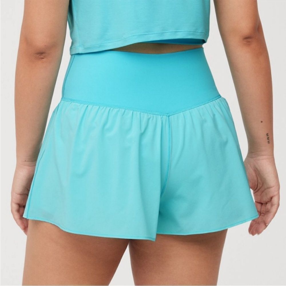 Aerie Crossover Flowy Stretch Shorts size XL - Picture 2 of 5